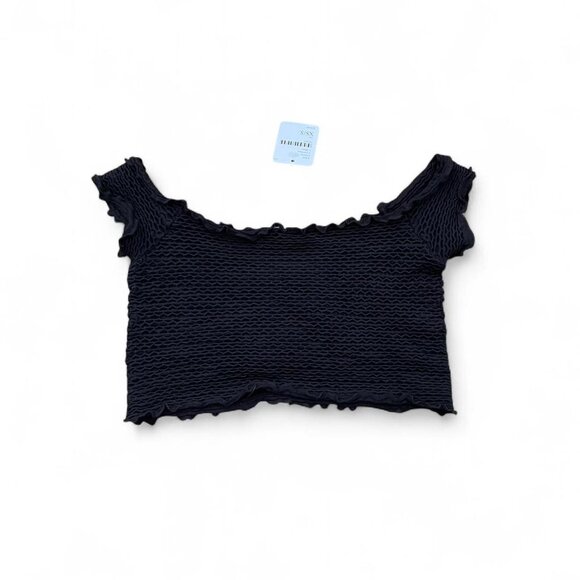 brand new - black textured bikini top - Picture 3 of 7